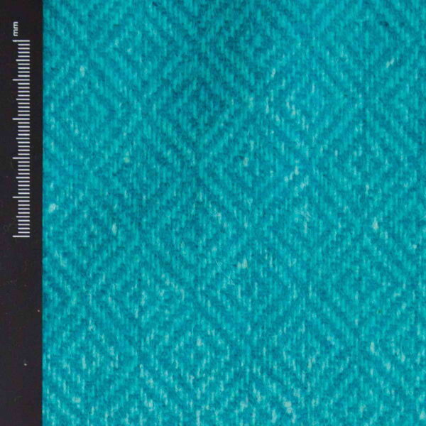 Woolen Textile Diamond Turquoise White - WD 03/01 1
