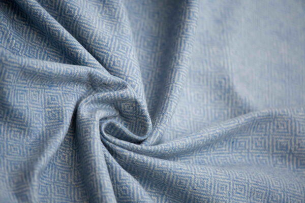 Woolen Textile Diamond Blue White - WD 02/01 3