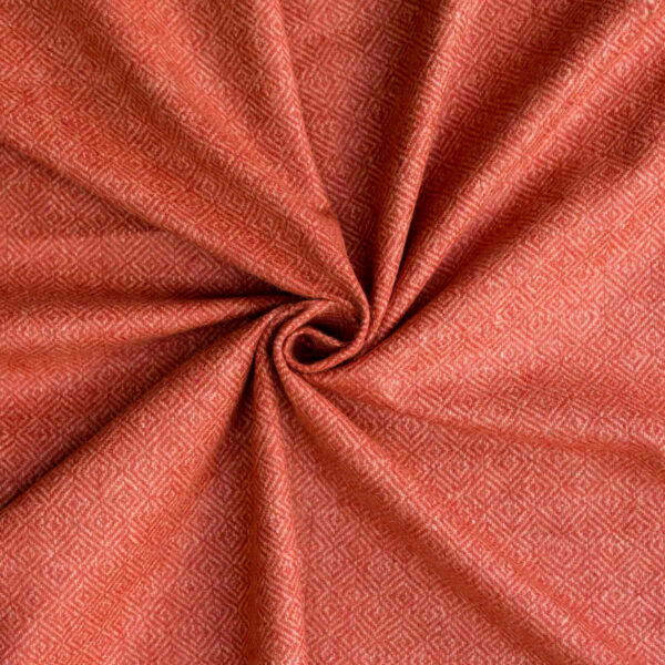 Wool Fabric Diamond Red White - WD 26/01 2