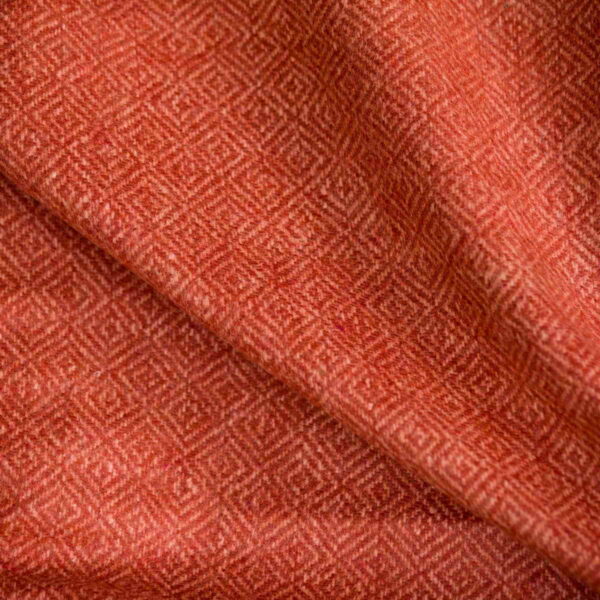 Wool Fabric Diamond Red White - WD 26/01 4