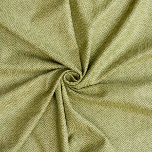 Wool Fabric Herringbone Green White - WH 18/01 2