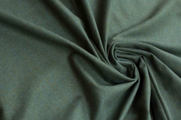 Woolen Textile Diamond Green Blue - WD 19/01 4