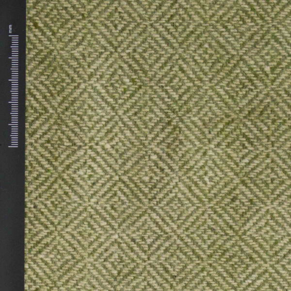 Woolen Textile Diamond Green White - WD 18/01 1