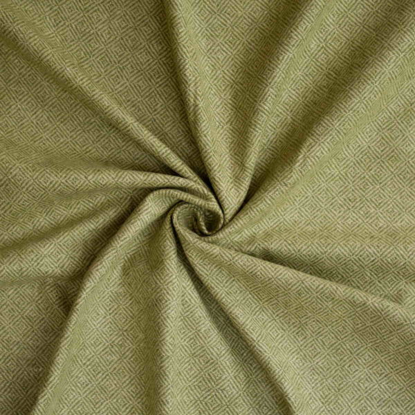 Woolen Textile Diamond Green White - WD 18/01 2