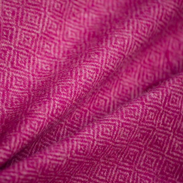 Woolen Textile Diamond Pink White - WD 04/01 4