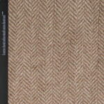 Woolen Textile Herringbone Beige White - WH 05/01 1