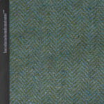 Woolen Textile Herringbone Green Blue - WH 19/01 1