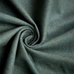 Woolen Textile Herringbone Green Blue - WH 19/01 3