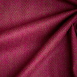 Woolen Textile Herringbone Green Pink - WH 24/03 4