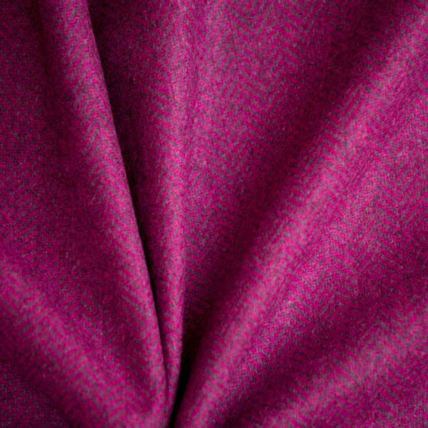 Woolen Textile Herringbone Grey Pink - WH 11/01 4