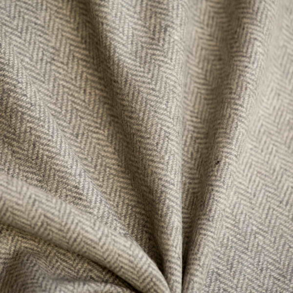 Woolen Textile Herringbone Grey White - WH 06/01 4