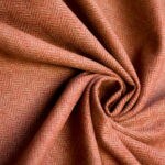 Woolen Textile Herringbone Red Beige - WH 32/01 3