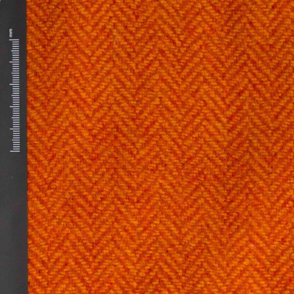 Woolen Textile Herringbone Red Orange - WH 29/02 1