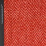 Woolen Textile Herringbone Red White - WH 26/01 1