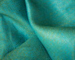 Linen Fabric Diamond Green Turquoise - LD 14/01 4