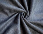 Wool Medium Fulled Twill Anthracite Melange - WTV 08/01 3
