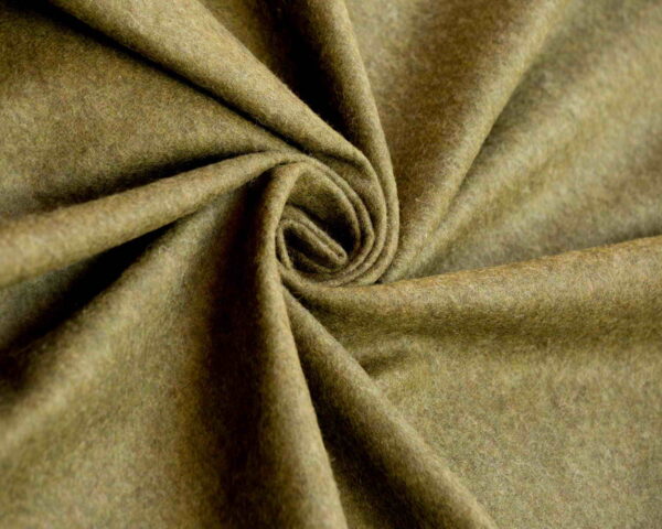 Wool Medium Fulled Twill Army Green - WTV 29/04 3
