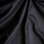 Wool Medium Fulled Twill Black - WTV 09/01 4
