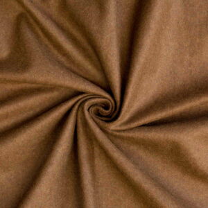 Wool Fabric Medium Fulled Twill Coffee Brown - WTV 94/03 2