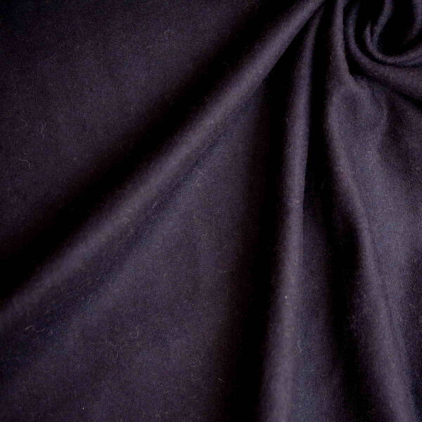 Wool Medium Fulled Twill Dark Navy Blue - WTV 10/01 4