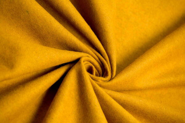 Wool Fabric Medium Fulled Twill Honey Yellow - WTV 39/01 3