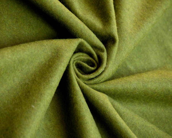 Wool Medium Fulled Twill Olive Green - WTV 29/06 3