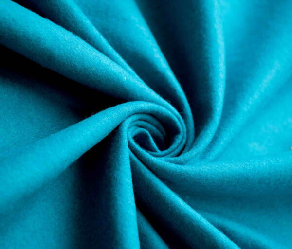 Wool Medium Fulled Twill Turquoise - WTV 18/02 3
