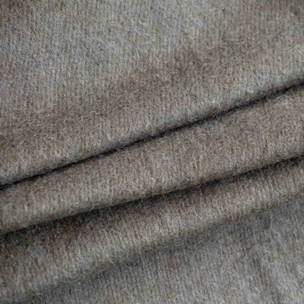 Wool Fabric Heavy Loden Fulled Twill Grey - WWL 06/04 4