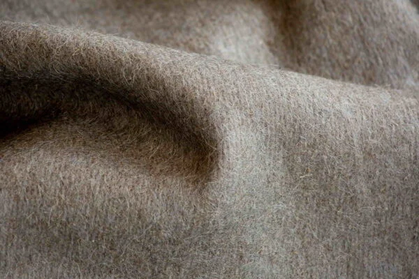 Wool Fabric Heavy Loden Fulled Twill Grey - WWL 06/04 5