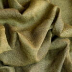 Wool & Linen Fabric Diamond Light Yellow Black - WLGD 04/01 4