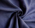 Wool & Linen Fabric Diamond Navy Blue Black - WLGD 16/01 3