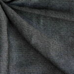 Wool & Linen Fabric Diamond White Black - WLGD 18/01 4