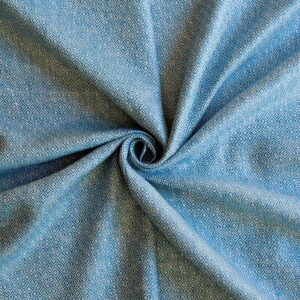 Linen Fabric Diamond Blue White - LD 05/01 2