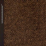 Wool Fabric Diamond Brown Black - WD 35/01