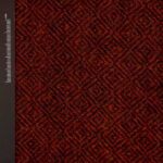 Wool Fabric Diamond Red Black - WD 16/02