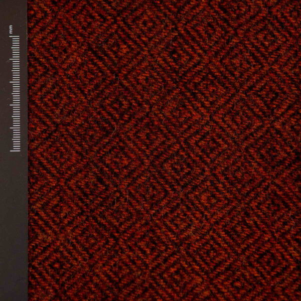 Wool Fabric Diamond Red Black - WD 16/02