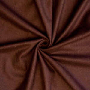 Wool Fabric Medium Fulled Twill Chocolate Brown - WTV 81/02 2