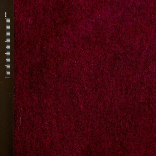 Wool Fabric Medium Fulled Twill Dark Burgundy - WTV 62/01