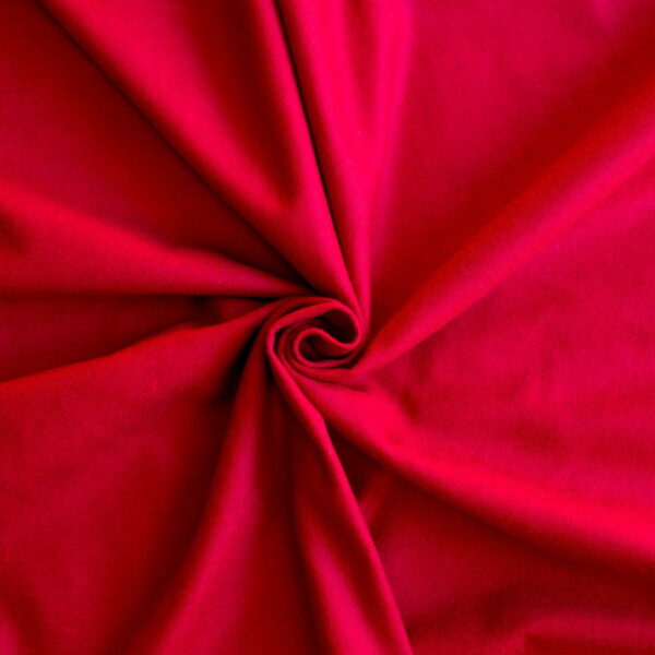 Wool Fabric Medium Fulled Twill Dark Red - WTV 58/05 2