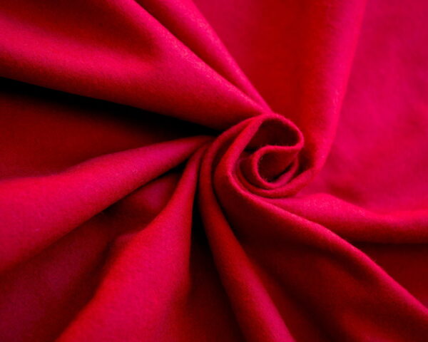 Wool Fabric Medium Fulled Twill Dark Red - WTV 58/05 3