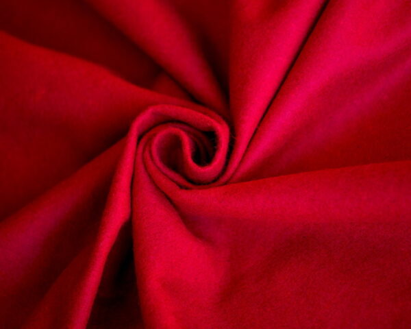 Wool Fabric Medium Fulled Twill Dark Red - WTV 58/05 4