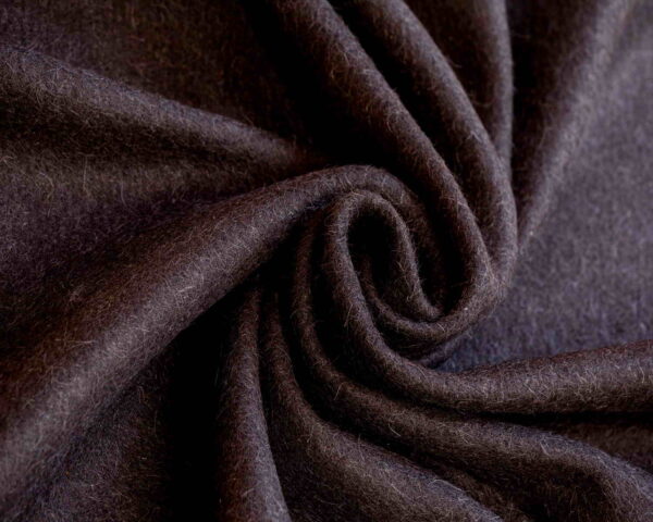 Wool Fabric Heavy Loden Fulled Twill Black - WWL 09/01 3