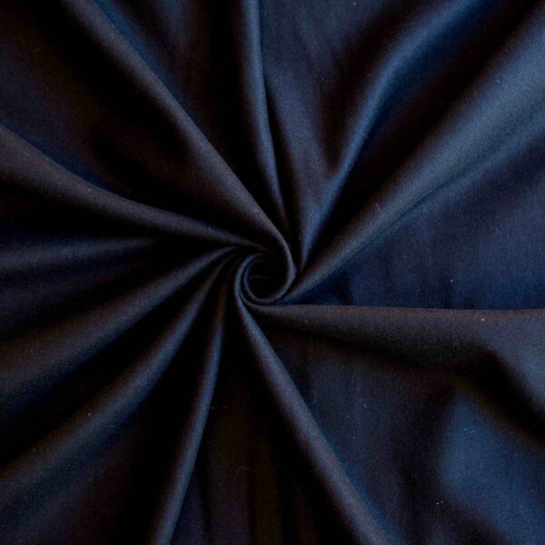 Wool Fabric Thin Plain Weave Black - WKP 04/01 2