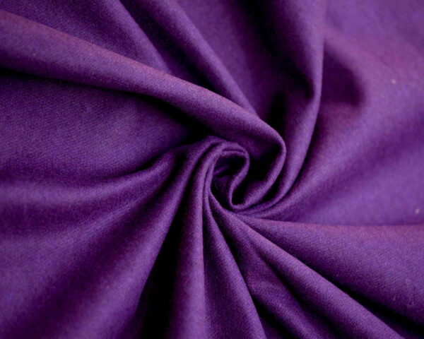 Wool Fabric Thin Plain Weave Plum - WKP 08/02 3
