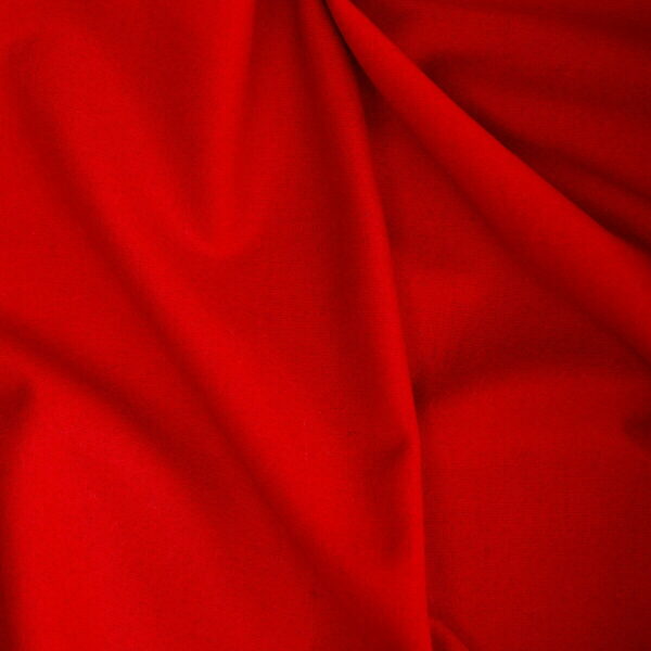 Wool Fabric Thin Plain Weave Red - WKP 16/01 5
