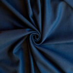 Wool Fabric Thin Twill Dark Navy - WKT 11/04 2