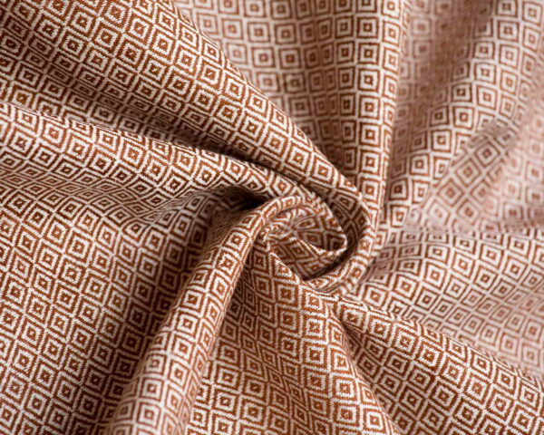 linen-fabric-diamond-brown-white-LD-44-03