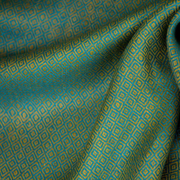 linen-fabric-diamond-turquoise-yellow-LD-33-04