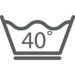 Gentle wash in the washing machine, at a temperature of up to 40