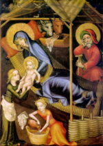 Unknown Master, Austrian (active around 1400), The Nativity, tempera on walnut wood